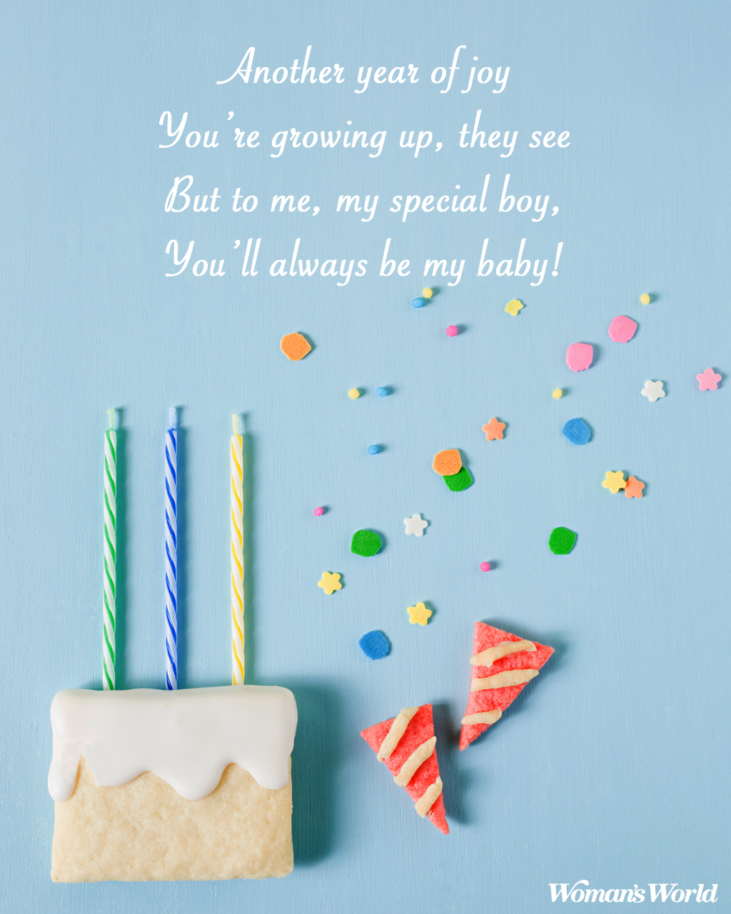 What is a good happy birthday son poem? Find sweet and short verses he will love.