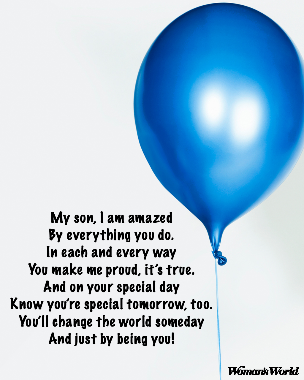 What is a good happy birthday son poem? Find sweet and short verses he will love.
