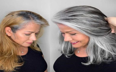 Why become a gray hair model confidence beauty with natural silver