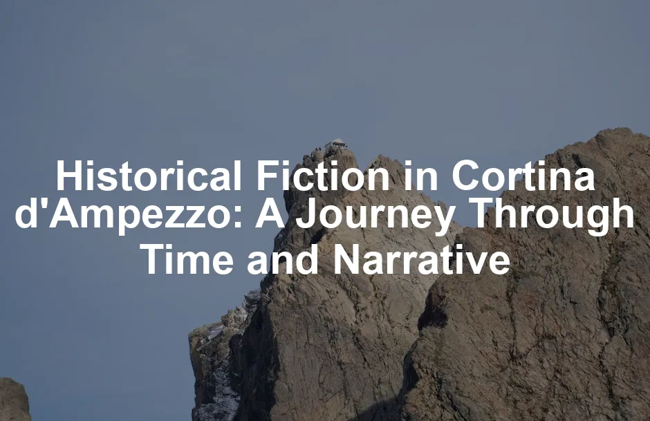 What makes historical fiction dolomites italy so compelling? It is the drama of history in a majestic setting!