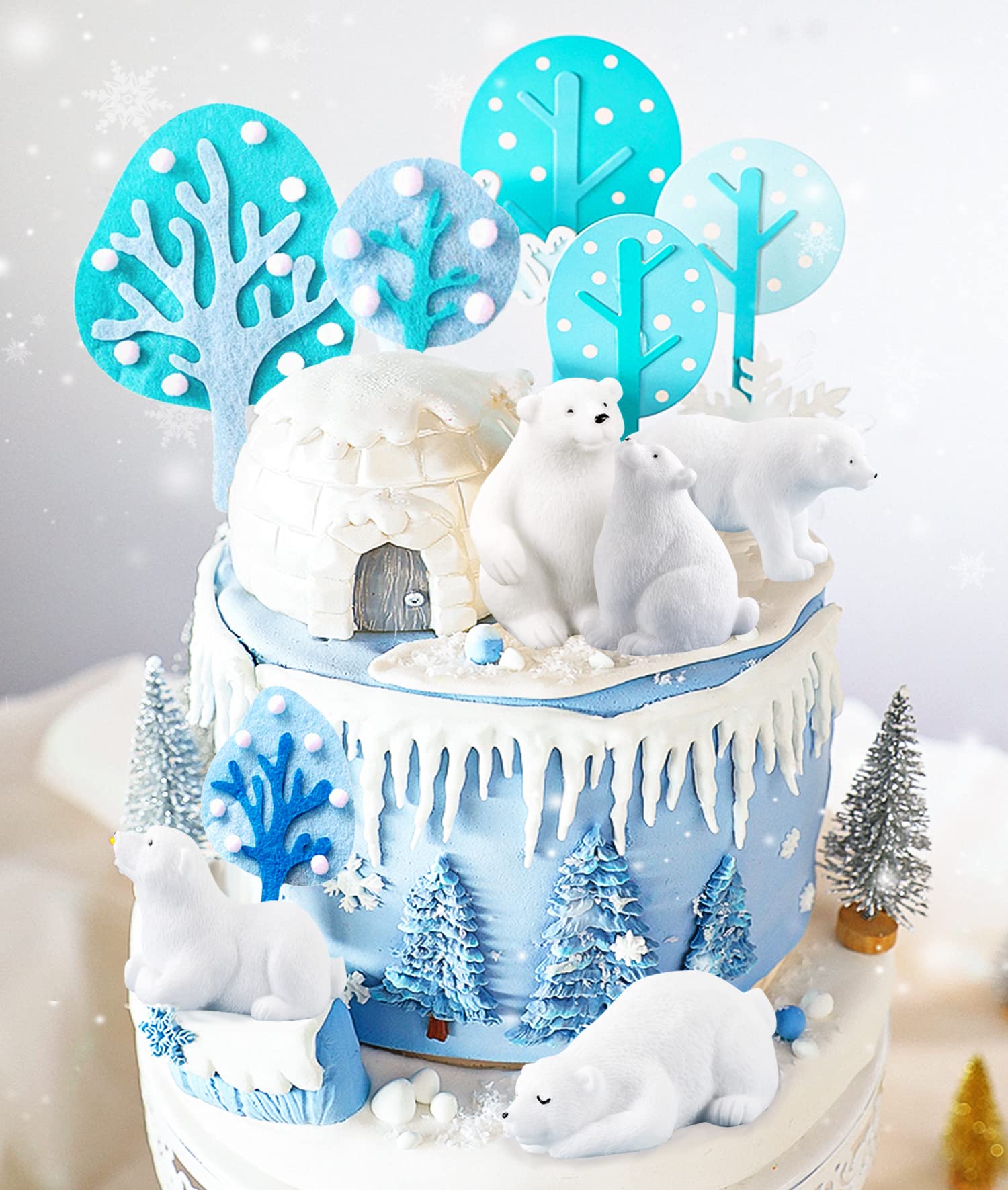 Adorable Polar Bear Cakes: Perfect for Winter Parties