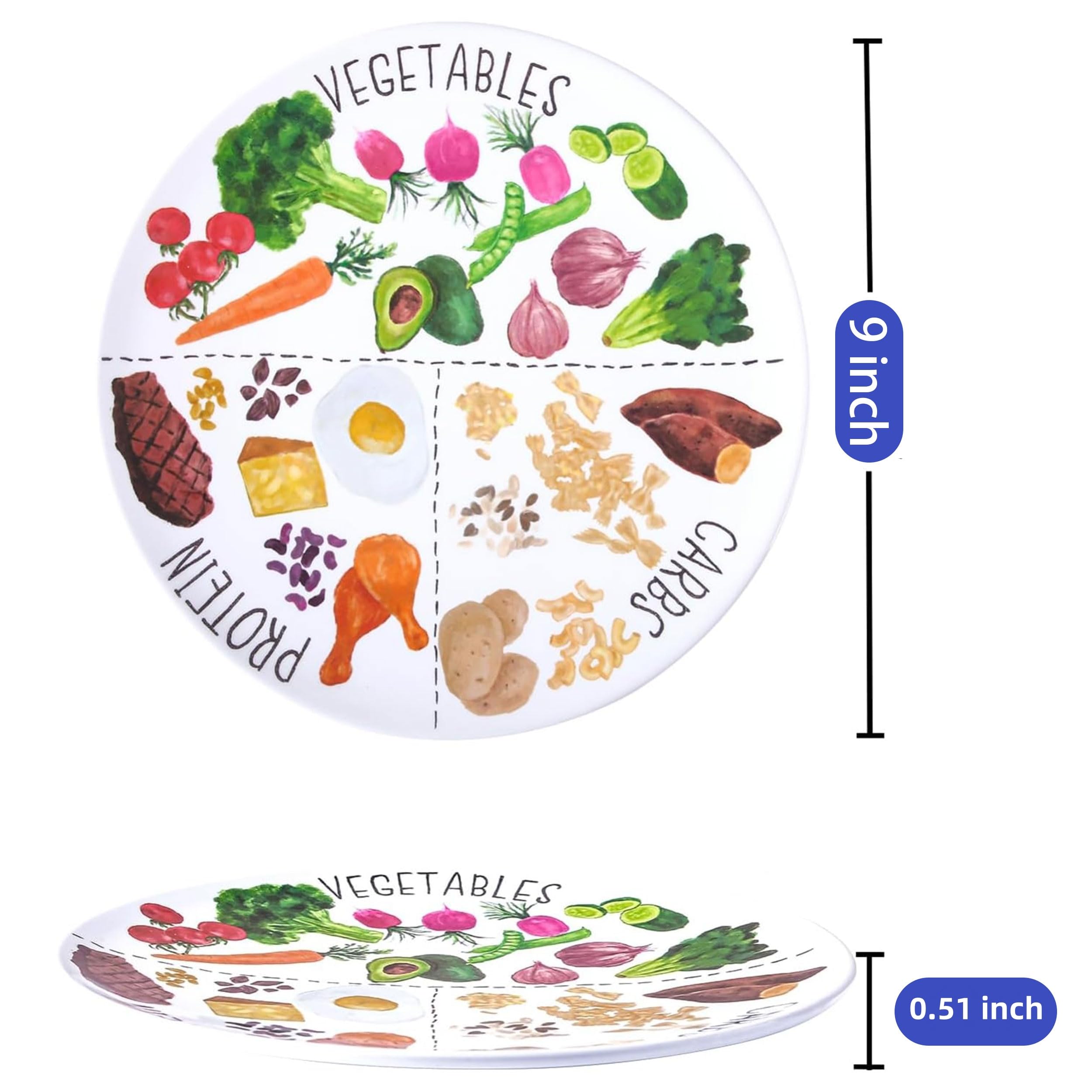 Where can you find a good plate with portion control? (Check out these top recommended choices for your kitchen)