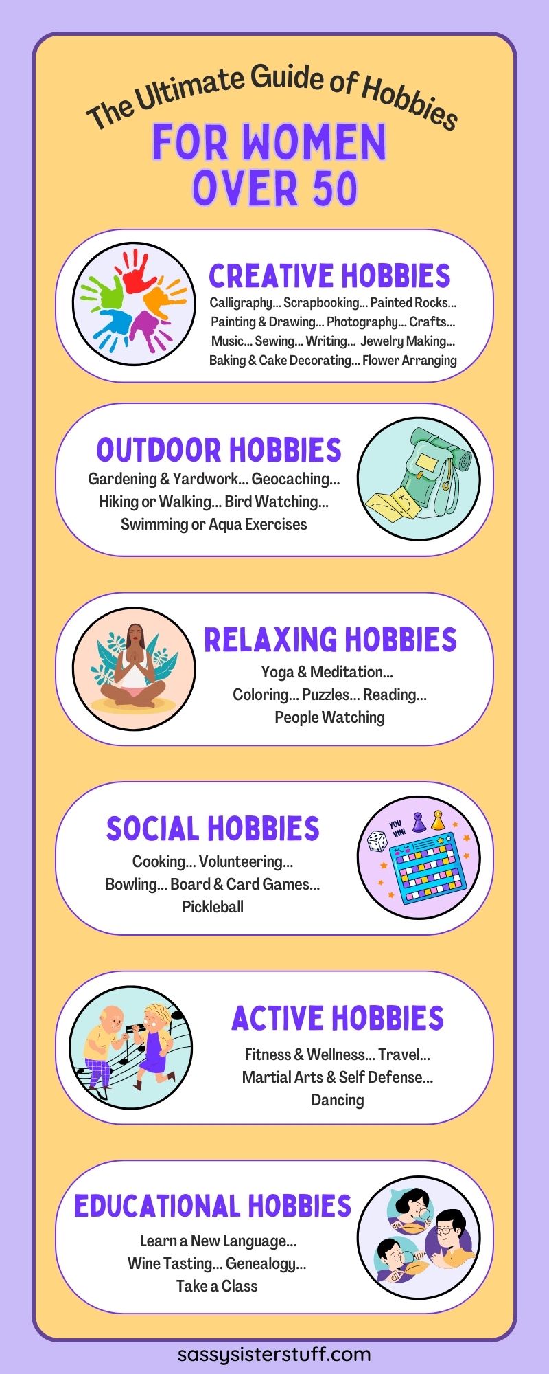 New hobbies for ladies over 50? Easy activities to try this week!