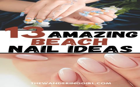 Simple Beach Themed Nails Inspiration - Top 7 Nail Ideas for Vacation