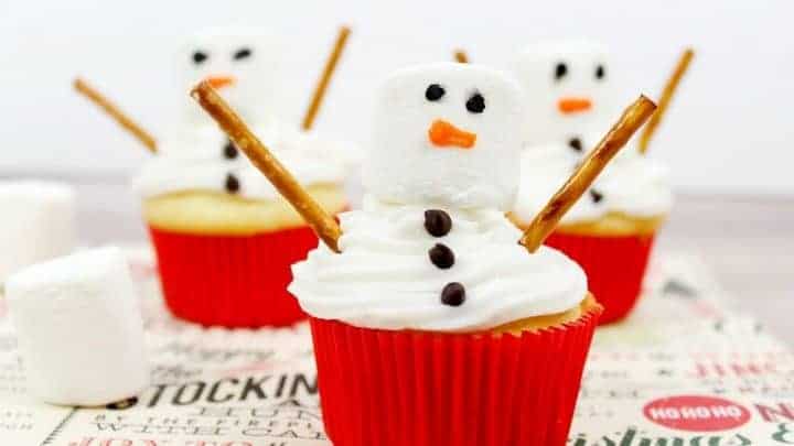 Easy Melting Snowman Cupcakes Design Fast Decorating Trick