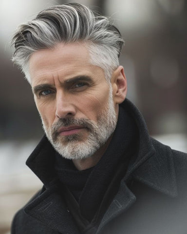 Guy white hair styles for men? Copy these 4 easy step by step looks!