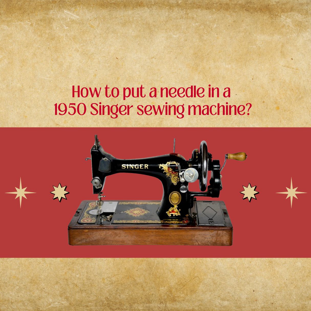 How to use a 1950s singer sewing machine? Easy beginner guides for sewing success!