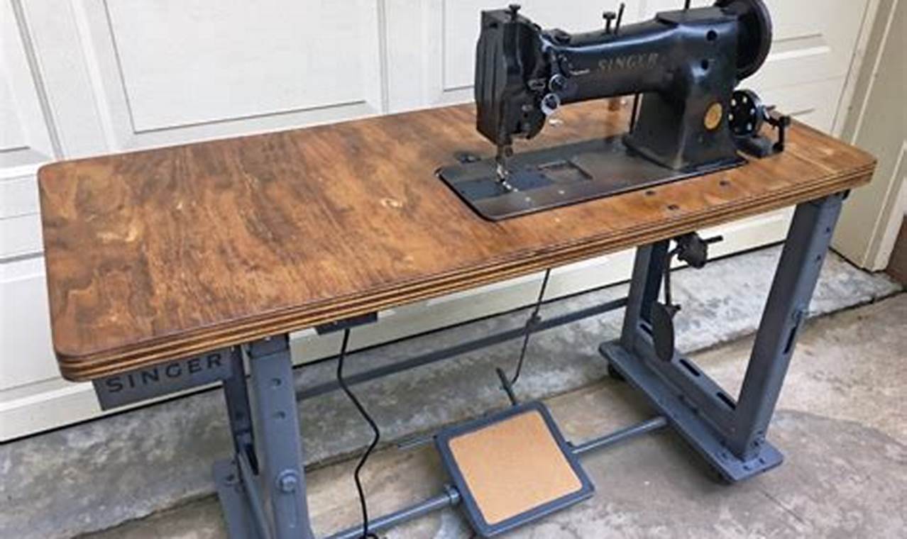 Singer Sewing Machine on Table Performance Tips Discover Pros