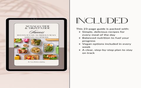 30 Day Semaglutide Diet Plan PDF Where to Find the Best Free Download