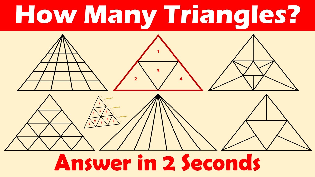 How many triangles can you count easily? (Learn 5 simple ways right here!)