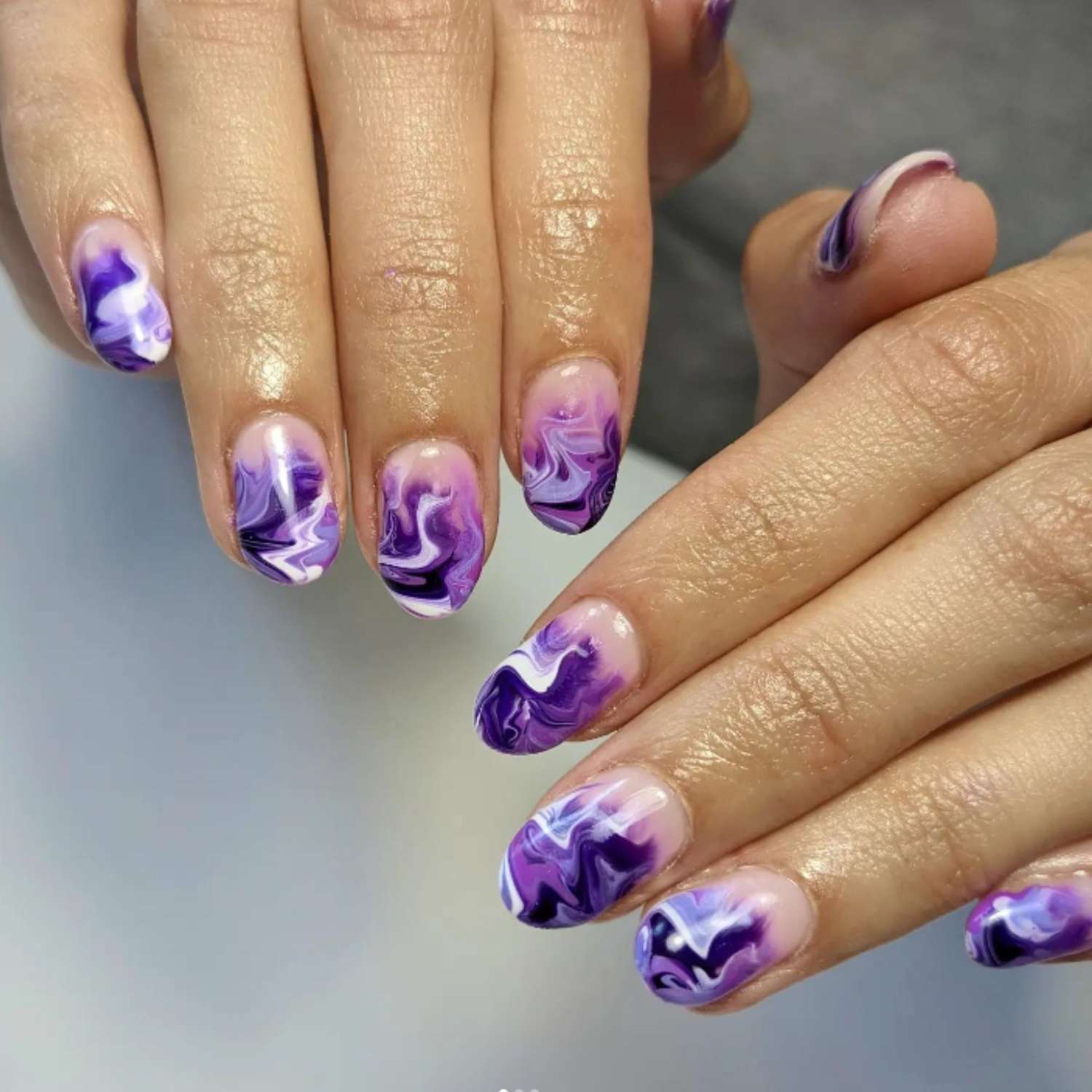 Dark Purple Nail Designs Colors That Make Your Hands Look Whiter