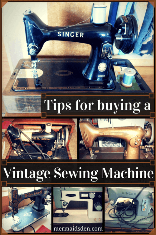 Buying a vintage portable singer sewing machine: What to check first.