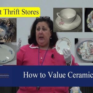 Selling thrift store porcelain plates for profit? How to price and sell them right.